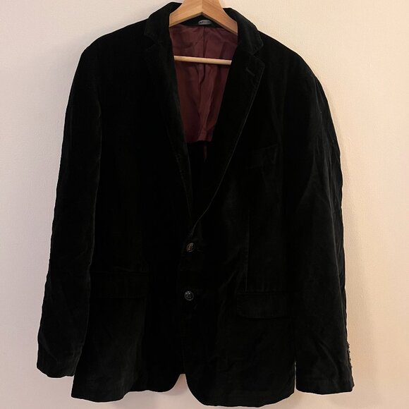 SAKS Fifth Avenue BLACK Label Velvet Sport Jacket